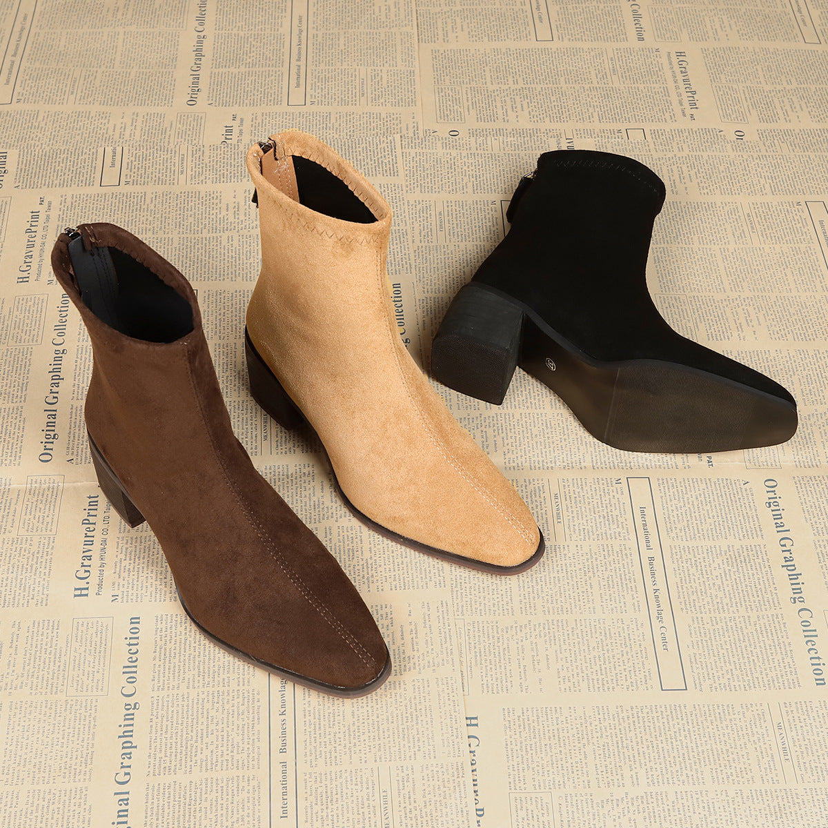 Giuliana | Elegant Suede Ankle Boots