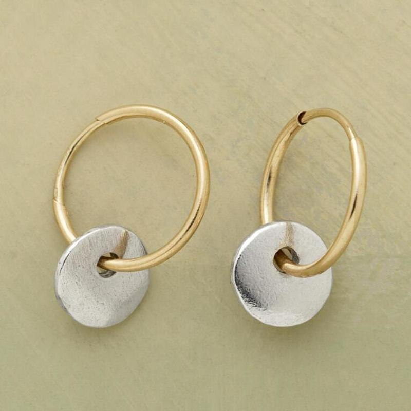 Boucles d'oreilles élégantes faites à la main