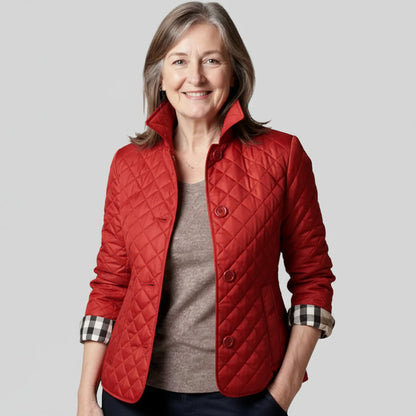 Verity | Casual Quilted Jacket with Turned-Down Collar
