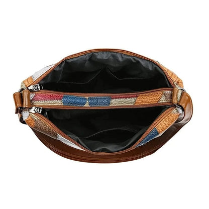 Solara Mosaic Leather Handbag