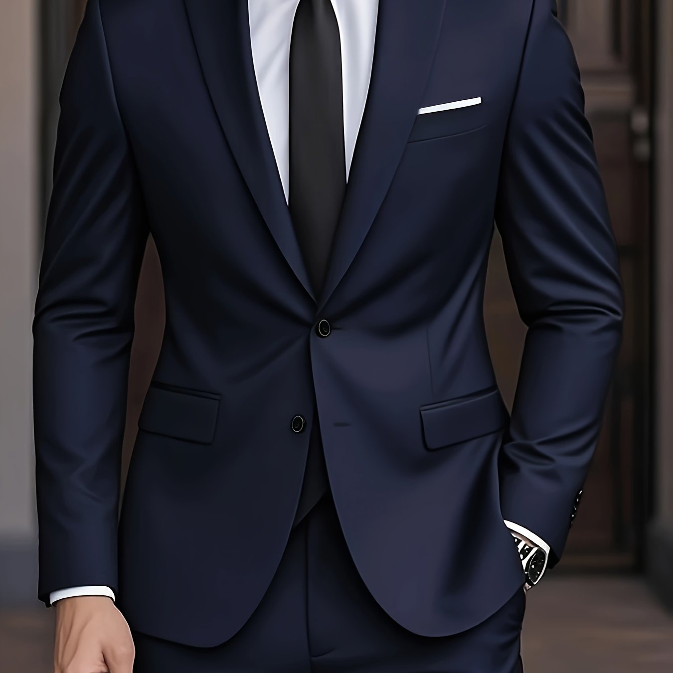 EliteGent™ 2-Piece Men's Suit Set