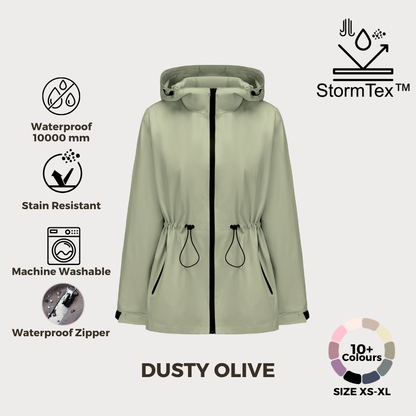 SAGE | LIGHTWEIGHT WATER REPELLENT RAINCOAT