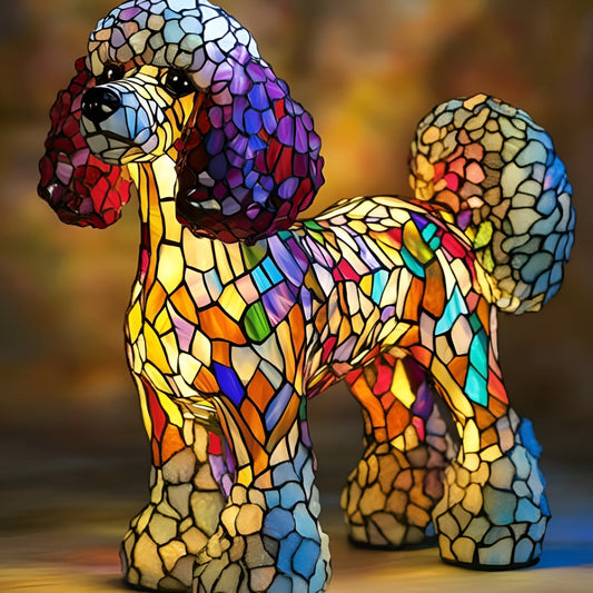 Pépette – Magical Colored Glass Lamp for Dogs