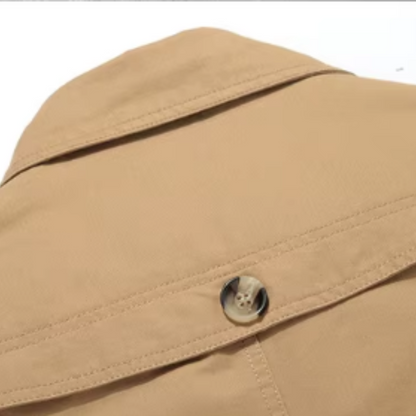 Elegant Padded Trench Coat