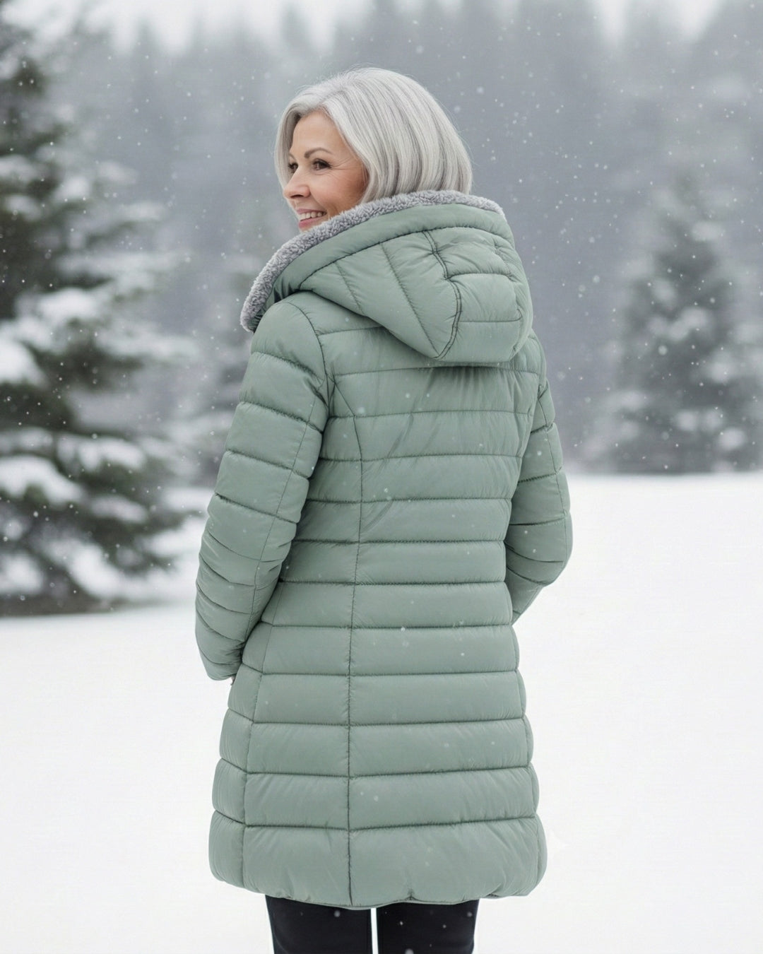 Donna | Fleece Lined Puffer Coat