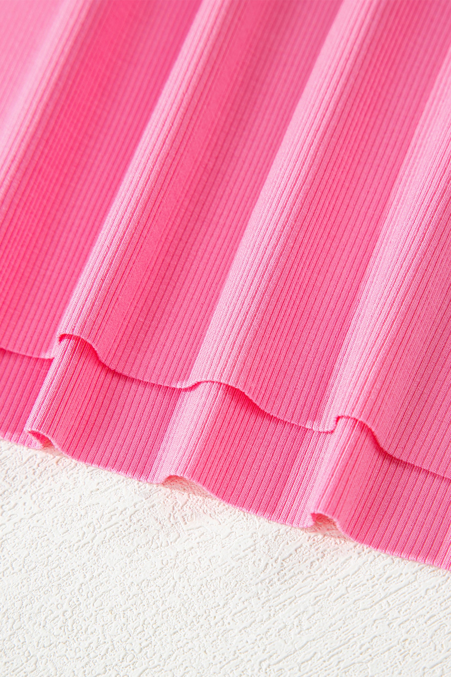 Ribbed Tank Top and Sweatpants Set