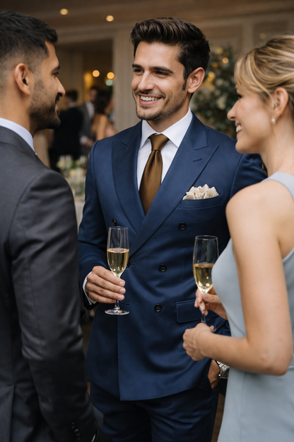 Double-Breasted morden Tailored Suit set