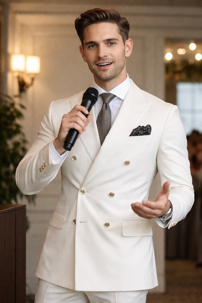 Double-Breasted morden Tailored Suit set