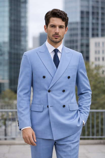 Double-Breasted morden Tailored Suit sets