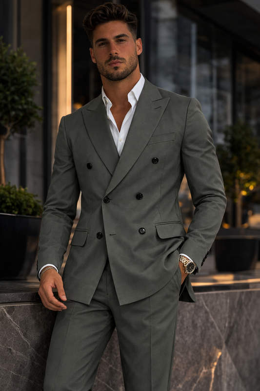 Double-Breasted morden Tailored Suit sets