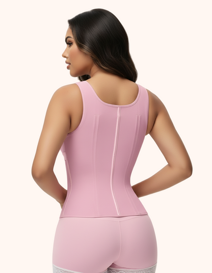 Waist Trainer with Bra Tummy Control Girdle Workout Shapewear