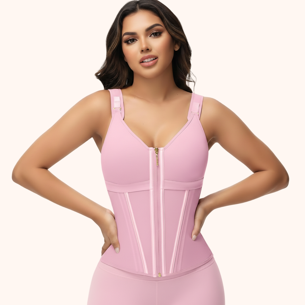Waist Trainer with Bra Tummy Control Girdle Workout Shapewear