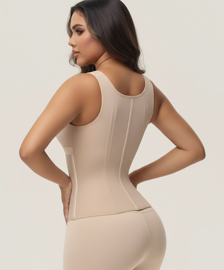 Waist Trainer with Bra Tummy Control Girdle Workout Shapewear