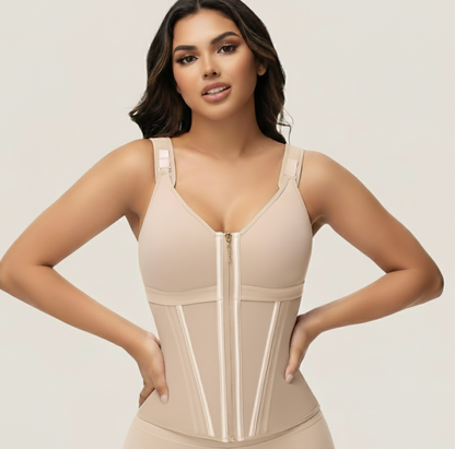 Waist Trainer with Bra Tummy Control Girdle Workout Shapewear