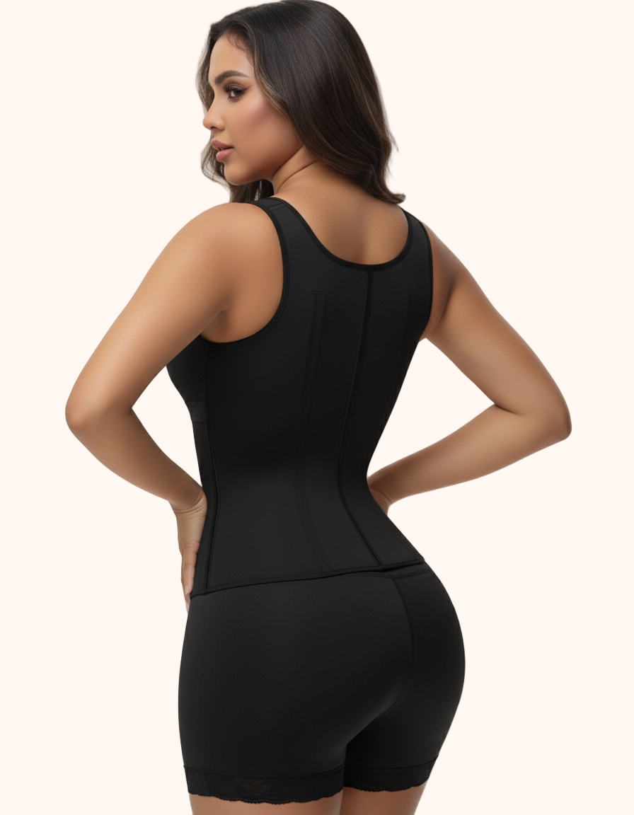 Waist Trainer with Bra Tummy Control Girdle Workout Shapewear