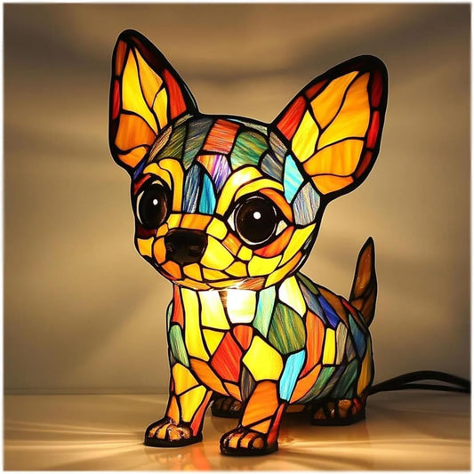 Patoune – Magical Colored Glass Lamp for Dogs