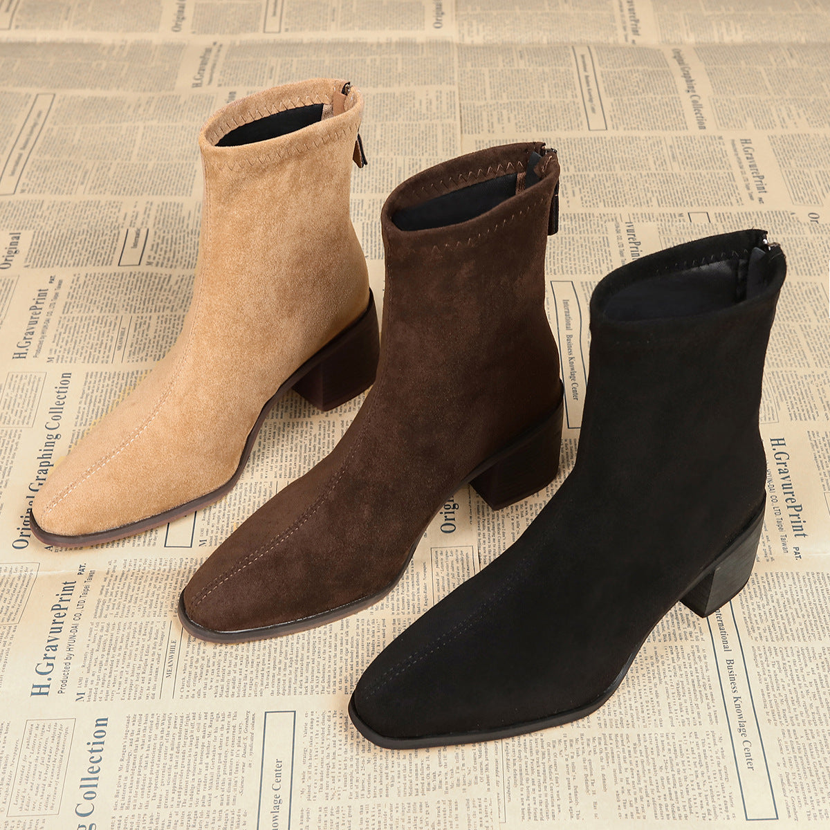 Giuliana | Elegant Suede Ankle Boots