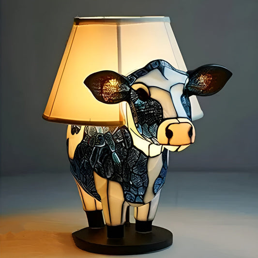 Clochette – Magical Colored Glass Cow Lamp