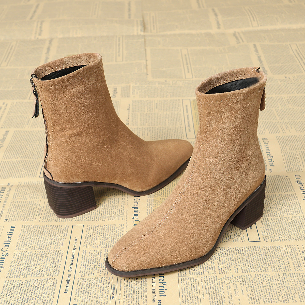 Giuliana | Elegant Suede Ankle Boots