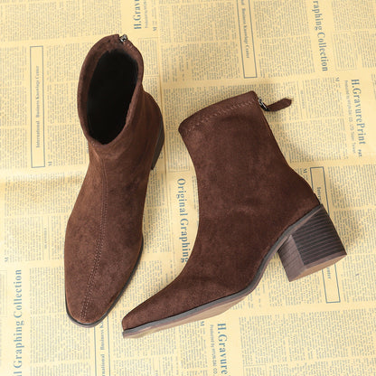 Giuliana | Elegant Suede Ankle Boots