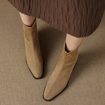 Giuliana | Elegant Suede Ankle Boots