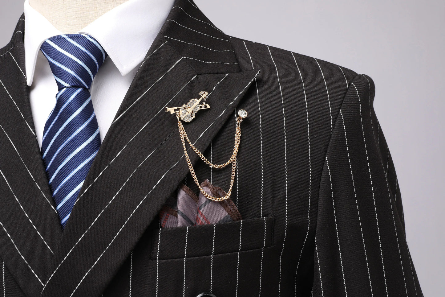 Double-Breasted Suit, Classic Formal Business Wear