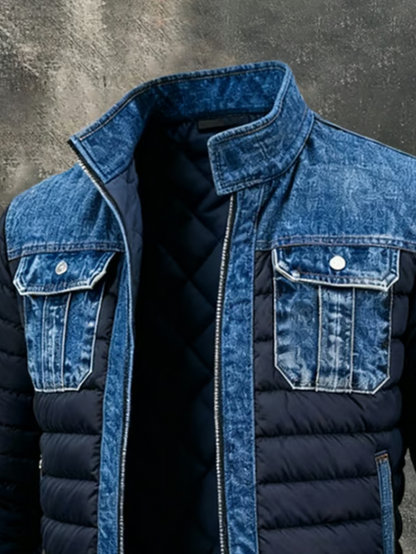 MAISON CLEMENT PARIS™ | HYBRID QUILTED DENIM JACKET