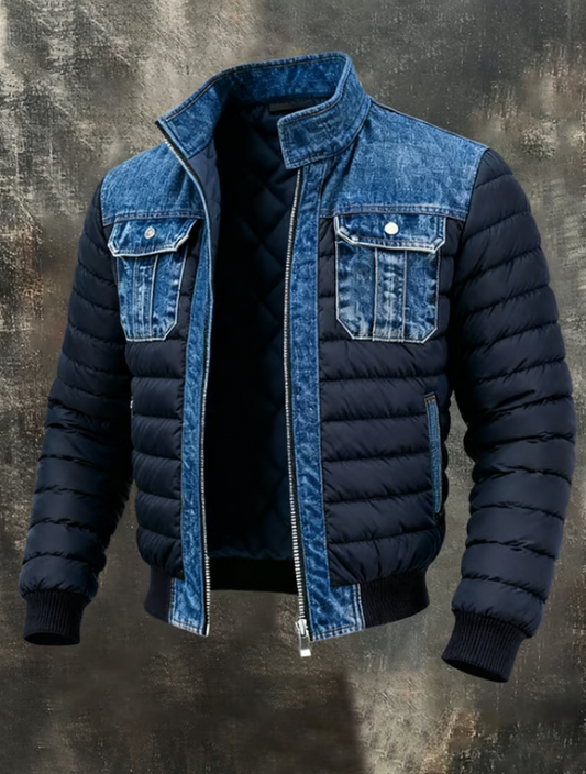 MAISON CLEMENT PARIS™ | HYBRID QUILTED DENIM JACKET
