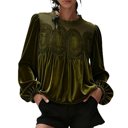 Velvet Elegance Blouse