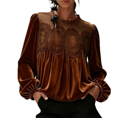 Velvet Elegance Blouse