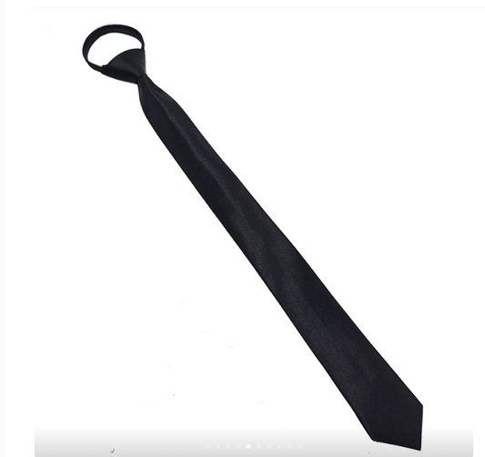 Black neck tie