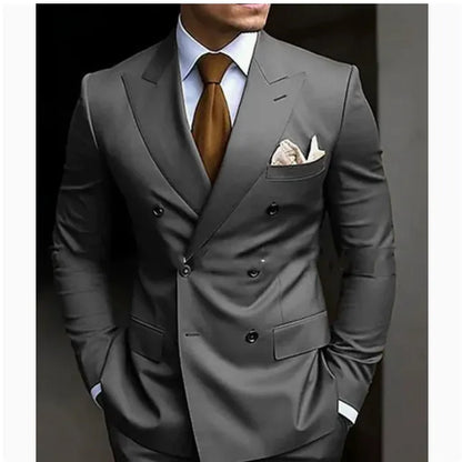 Double-Breasted morden Tailored Suit sets