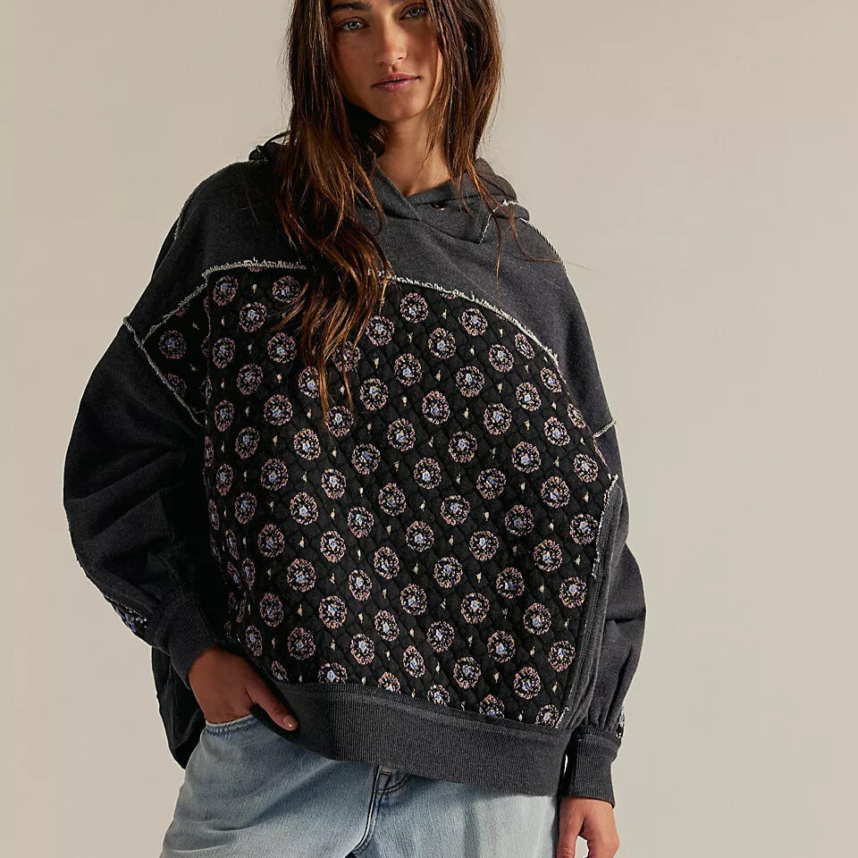 Aster Quilted Hoodie