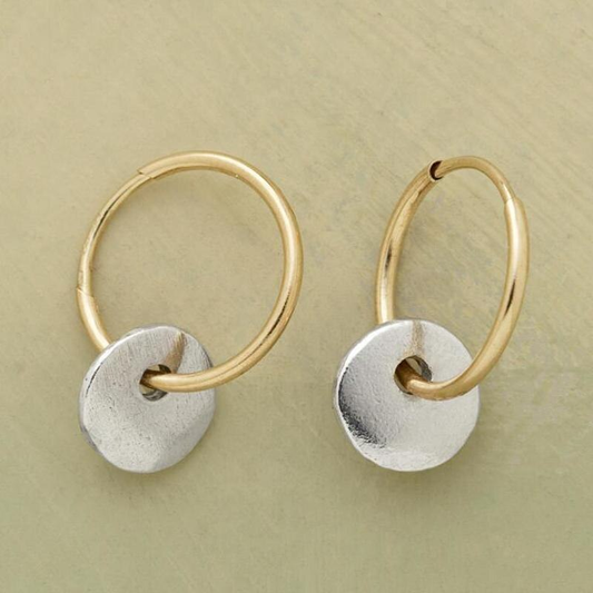 Boucles d'oreilles élégantes faites à la main