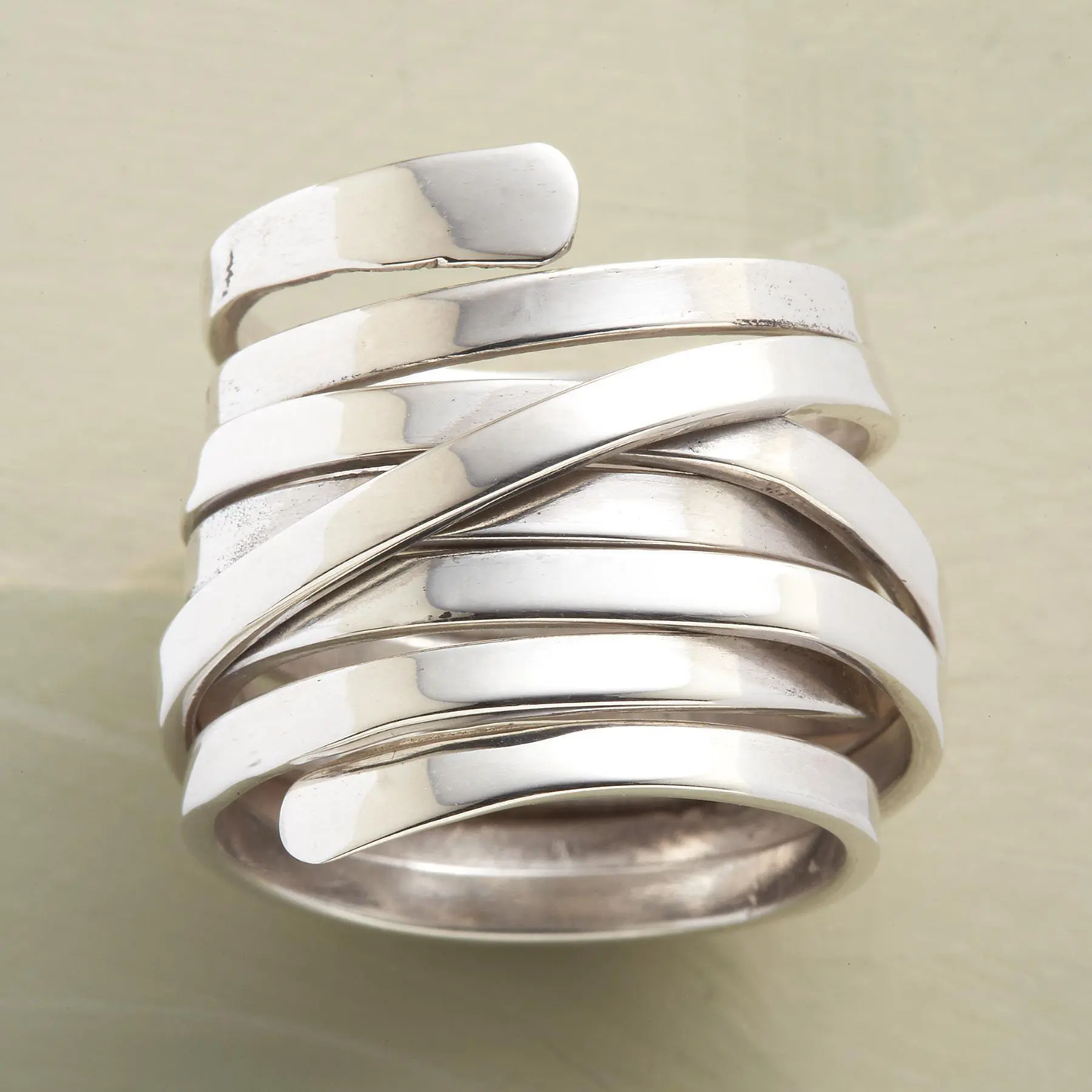 Bliss – Thick Vintage Silver Ring