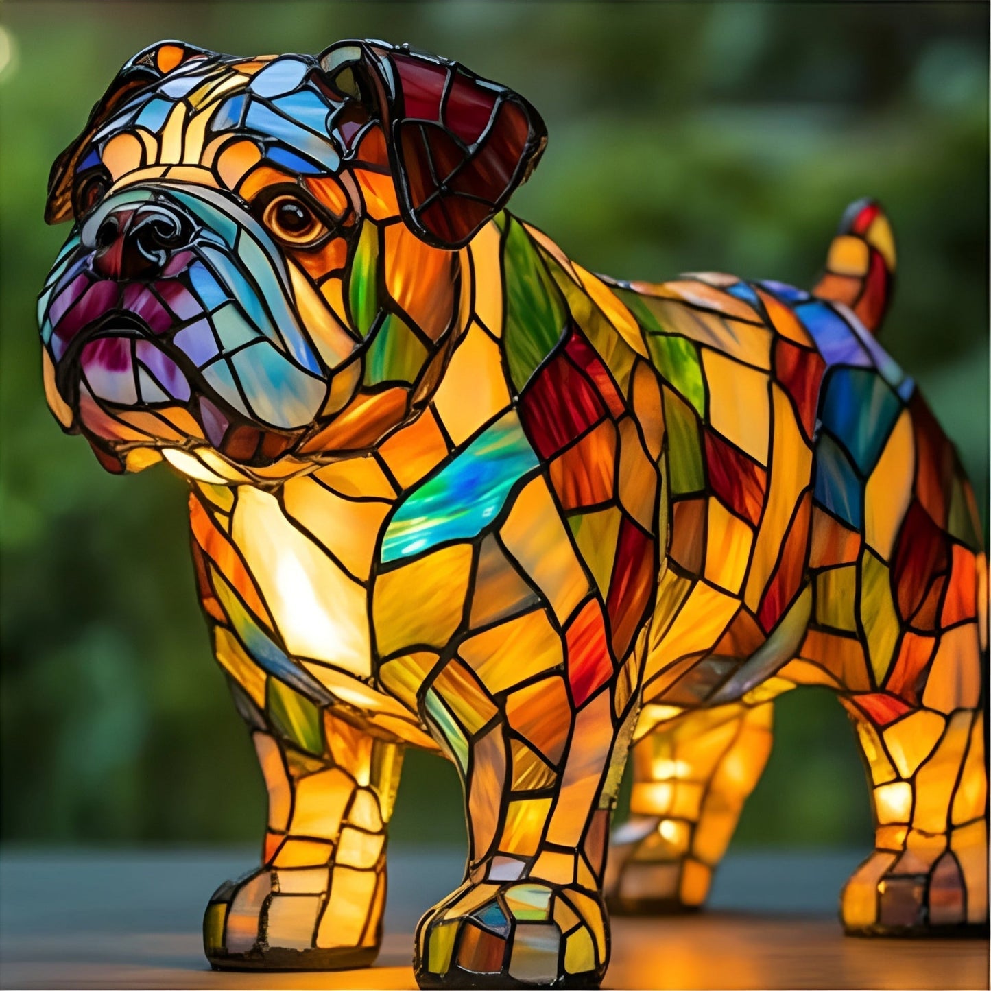 Papou – Magical Colored Glass Lamp for Dogs